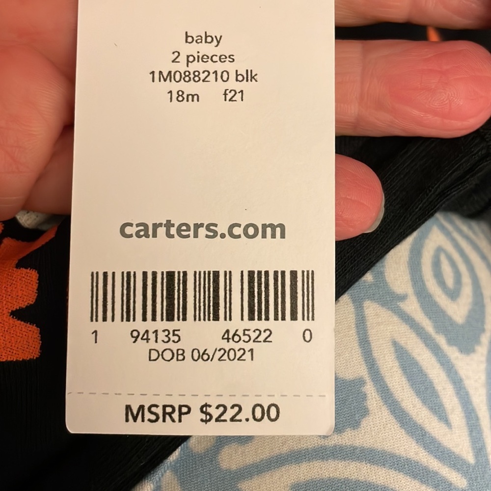NWT Carter’s Halloween outfit. Size 18 months. - Picture 9 of 9
